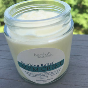 MSM CREME - Soothing Relief  + Nourishing