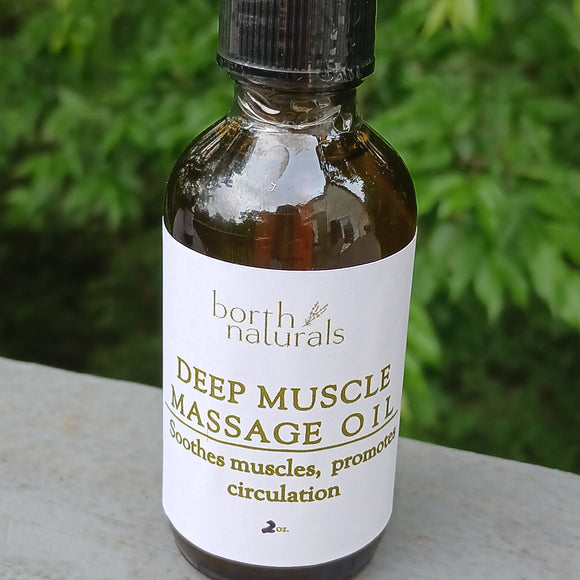 MASSAGE OILS - Deep Muscle and/or Relaxation