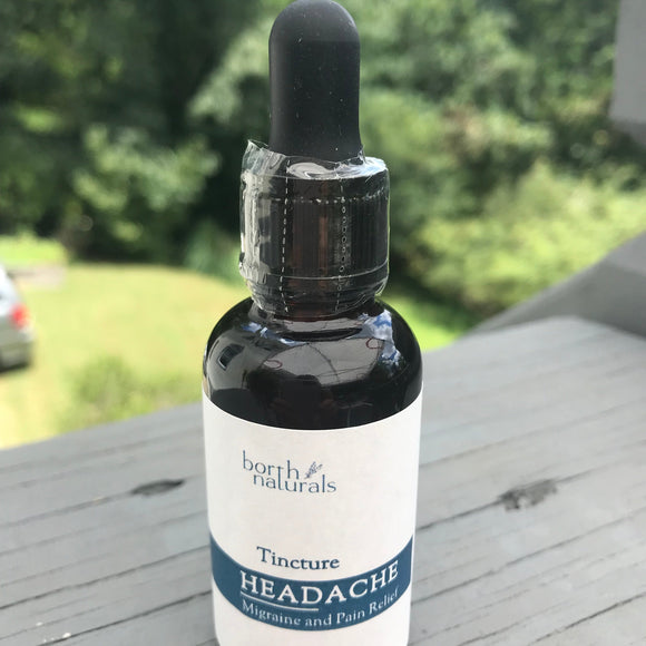 TINCTURE - HEADACHE RELIEF (Soothes Tension, Stress + Pain)