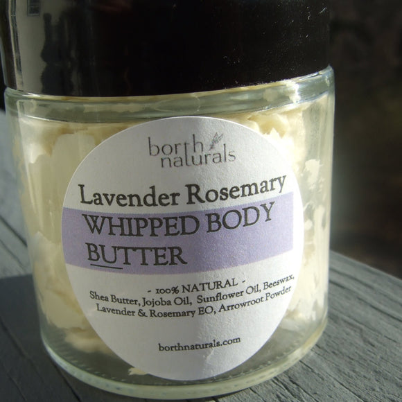 Body Butter (Whipped Shea) -  ROSEMARY+ LAVENDER