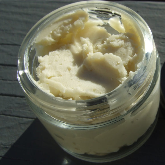 Whipped Shea body butter - Patchouli and Lavender; soothing and moisturizing