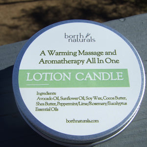 3-in-1 Candle and All over body massage lotion and aromatherapy